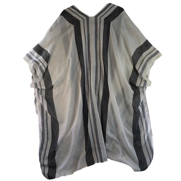 DSG Poncho Black/White/Gray Plaid Women's Size One Size - Picture 1 of 3
